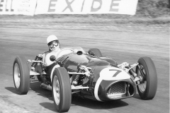 Stirling Moss in P99 at Oulton Park