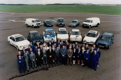FF Developments' staff and converted vehicles, 1985